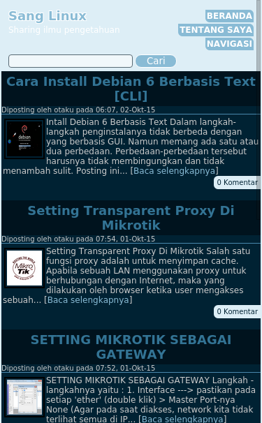 Mobile view